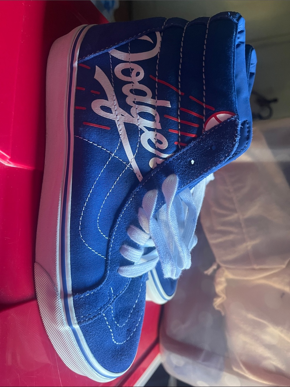 Dodgers Sk8-Hi Vans